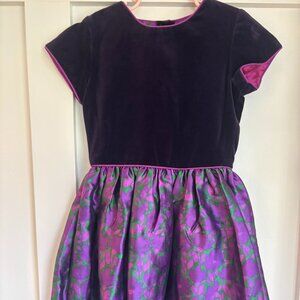 NWT Beautiful Oscar de la Renta Girls Formal Purple Dress size 10Y